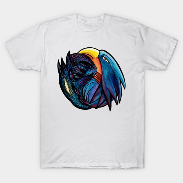 Tokoyami Dark Shadow T-Shirt by DellaMorteArts